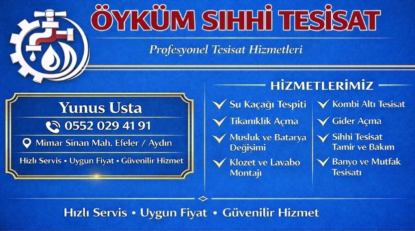Aydın tıkanıklık açma